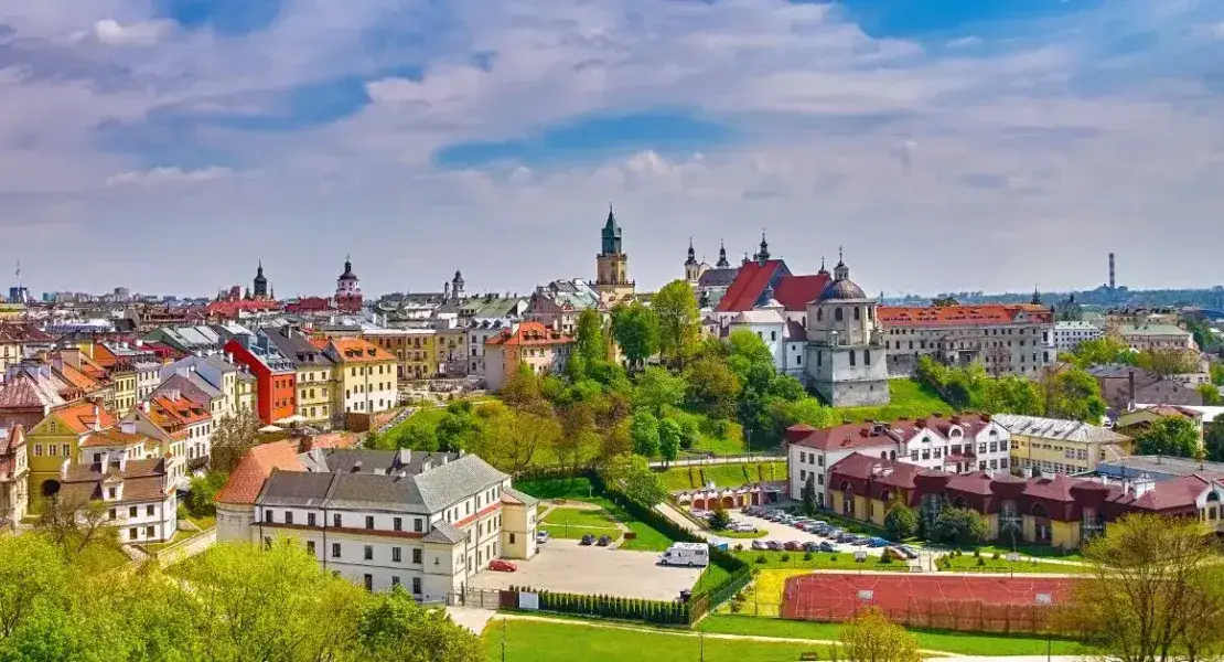 Lublin - Widok na stare miasto